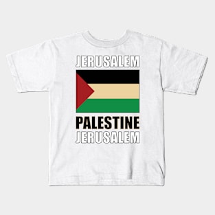 Flag of Palestine Kids T-Shirt